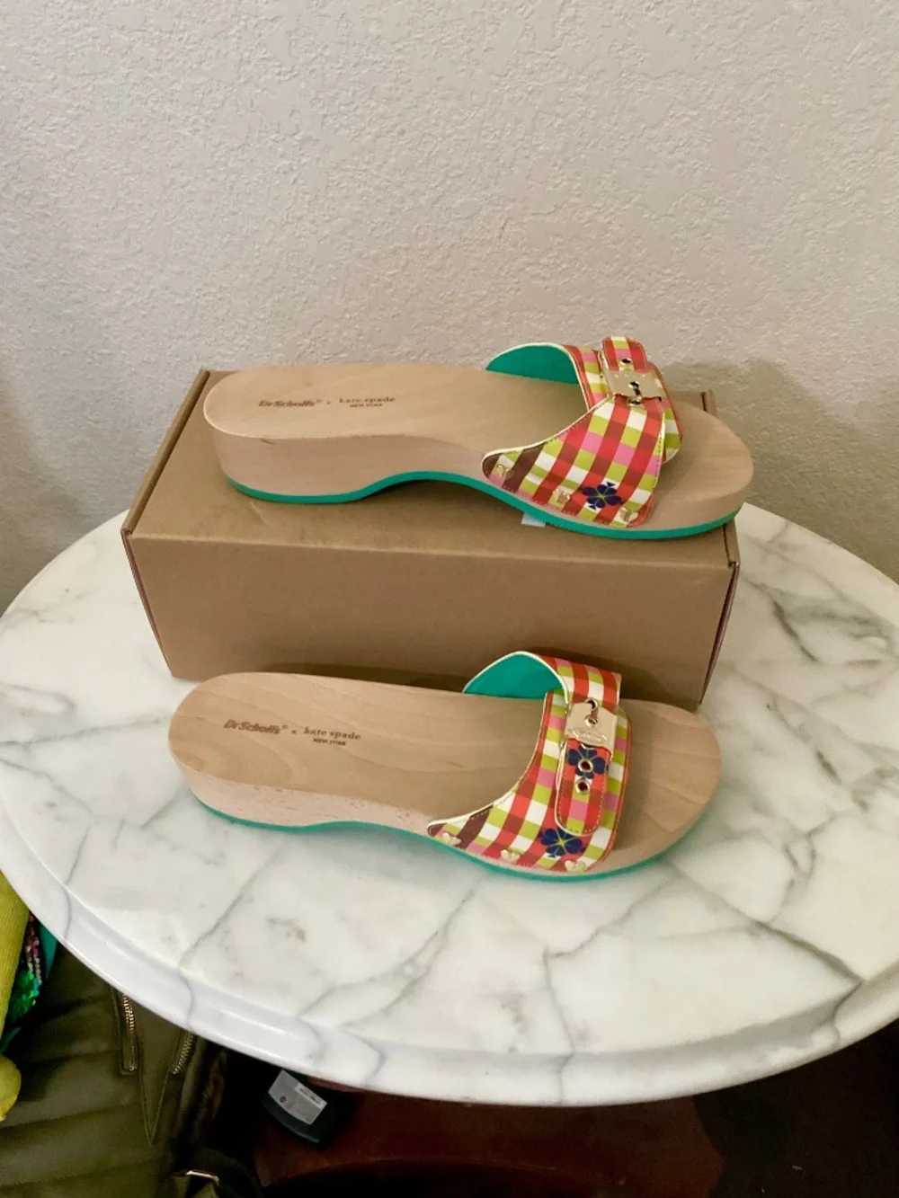 Dr. Scholl's sandals x Kate Spade are a collaboration between two iconic America